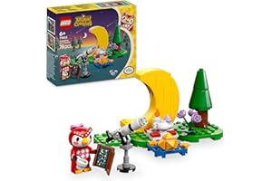 LEGO Animal Crossing Observation des étoiles avec Céleste - Jeu de Construction pour Enfants - Stimule Le Jeu de rôle - Jouet pour Les Filles et Les garçons dès 6 Ans 77053