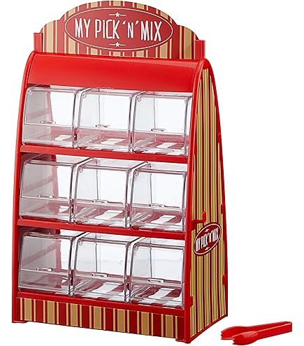 Lot De 4 Bocaux Hexagonaux En Plastique Avec Couvercles