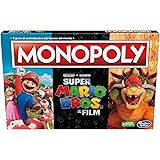 Monopoly - Super Mario Bros Edizione ispirata al film, gioco da tavolo per bambini e bambine, contiene la pedina di Bowser