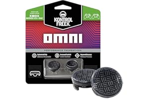 KontrolFreek Omni Performance Thumbsticks für Xbox One | Performance Thumbsticks | 2 x Kurz Konkav | Schwarz