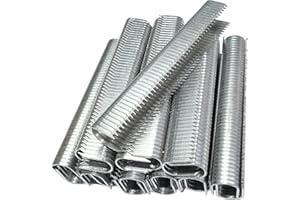 AERZETIX - Juego de 2000 grapas redondeado 10.0x7.7mm para cables y alambres tipo 36 en forma ''U'' - accesorio de grapado - para grapadora manual - en acero templado - C49647