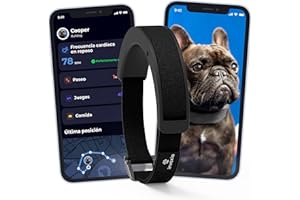 Invoxia Smart Collar para Perros, Escaneo De Salud Cardíaca, Actividad Y GPS, 15 Días De Autonomía, Multi-Premiado, Tarjeta Sim 4G Integrada, Pequeño