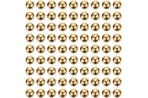 QUARKZMAN 200 Stück Präzision Massiv Messing Lagerkugeln 3mm Industrielle Messing kugeln für Maschinen Automotive und Heimwerken