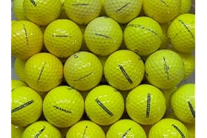 PRO LAKE BALLS 50 Callaway Yellow golf lake balls - Grade B - (USED not new)