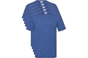 Fruit of the Loom Valueweight Short Sleeve T-Shirt (Pacco da 5) Uomo