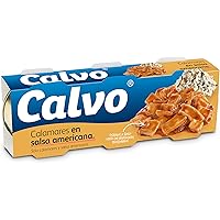 Calvo Calamares en Salsa Americana Pack3 x 80g