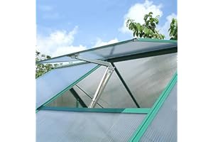 YZIIXI Tawveml Greenhouse Window Opener Automatic, Greenhouse Window Opener Autovent Kit Solar Heat Sensitive Automatic Greenhouses Roof Lifts 15 Lbs （Single Spring）