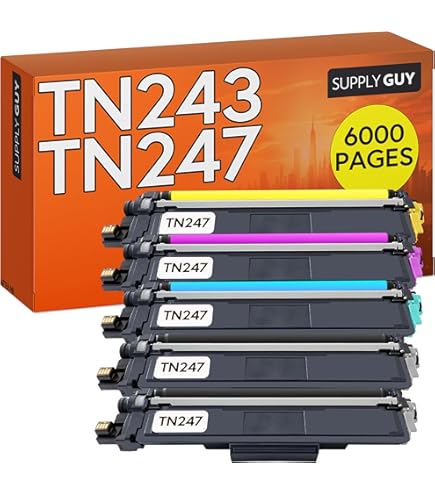 LC123 Lot de 10 cartouches d'encre compatibles pour Brother LC123 XL 123 pour DCP-J132W J152W J172W J552DW J752DW J4110DW, MFC-J245 J470DW J650DW J870DW J4410DW J4610DW