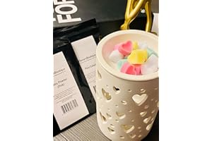 FLAVIA'SBOUTIQUE 20 x Wax Melts | Highly Scented Wax Melts | Mini Hearts | Many fragrances Designer Inspired (Cinnamon Spice)