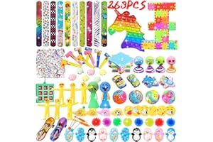 SUNXBUK 268 PCS Pinata Assortiti Regalo Bambini,Gadget Compleanno Bambini,Festa Compleanno Regalo,Giocattoli,Regalini Invitati,Regali per Ragazzi e Ragazze,Regalini Fine Festa