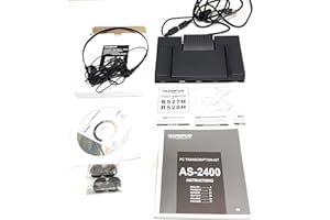 Olympus AS-2400 Audio Transcription Kit (USB Foot Pedal, Typist Stereo Headphone, Transcription Software DSS Player Standard for Win & Mac)