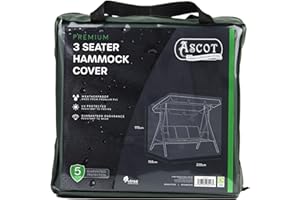 ASCOT GARDEN FURNITURE COVERS Ascot Premium 3 Seater Hammock Cover - 220 X 150 X 170 (H) cm Garden Green