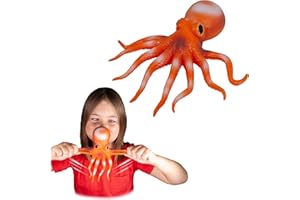 Rep Pals - Ośmiornica, rozciągliwa zabawka od DeluxeBase Super elastyczne repliki zwierząt, które czują się jak prawdziwe, świetne dla dzieci