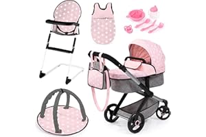 BAYER DESIGN BAYER - Dolls pram Xeo deluxe set (17030AB)