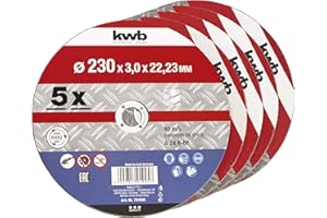 kwb - PACK 5 DISCOS CORTE METAL 230X3X22,23MM