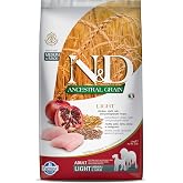Farmina Pet Foods N&amp;D Ancestral Grain Kuru K&ouml;pek Maması, Light Tavuk, Kıl&ccedil;ıksız Buğday, Yulaf ve Narlı, Yetişkin Medium ve Ma