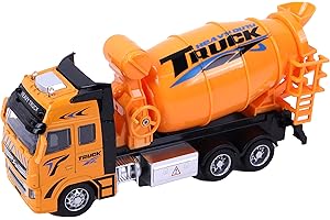 TURBO CHALLENGE Truck Spinning Top Metal Orange-022921-Car Retro Friction-Action Vehicles-25.6 cm x 9.5 cm x 12 cm-For Ages 3 Years, 22921, Orange