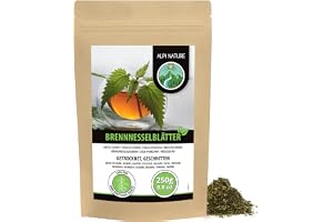 Alpi Nature Nässel Te 250g, Torkade och Skurna Nässelblad för Örtte, Urtica Dioica, Nässelte