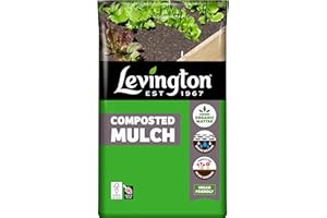 Levington Composted Bark, 50 Litres, Soil Enricher