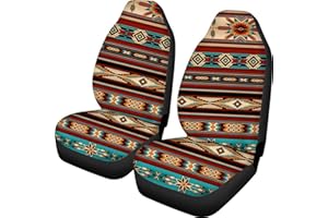 Belidome Autositzbezüge, schützt Fahrzeuginnenausstattung vor Abnutzung und Schmutz, universelle Passform, Aztekenmuster gestreift
