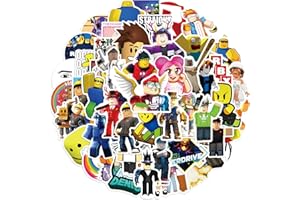 KOWASO Pegatinas ROB_LOX 50 Uds para ordenador portátil, equipaje de bicicleta, parches de grafiti, pegatina de guitarra para monopatín, equipaje,regalo para niños/adolescentes