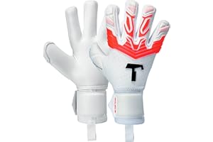 ‎T1TAN T1TAN Torwarthandschuhe mit Fingerschutz ALIEN 2.0 für Erwachsene, Fußballhandschuhe Unisex, 4mm Profi Grip - Diverse Größe & Farben