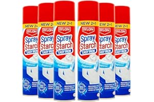 Dylon Easy Iron & Spray Starch 300ml 2 in 1 PACK OF 6 (new package )