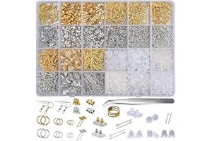AIEX 2374 Piezas Kit de Suministros para Fabricación de Joyería Y Pendientes DIY