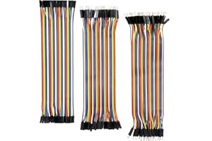 STARFA LAB Jumper Wires kit, 3 x 40 pcs, Multicolored Dupont Wire, Male to Female, Male to Male, Female to Female,Breadboard Jumper Wires Cables Kit Compatible with Arduino (3)