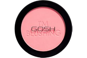 ‎GOSH GOSH I’m Blushing Rouge Puder I Powder Blush für betonte Wangen I leichte, seidige Formel I mattierendes Puder für natürliche Make-up Looks I geeignet für alle Hauttypen I 100% Vegan I 002 Amour