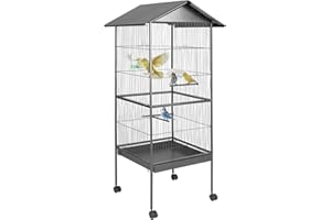 TecTake 800449 Aviary, Bird Cage with Perches and Sand Drawer - Various Models