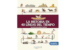 La historia en 40 líneas del tiempo: Libro infantil con juegos y actividades extra | La prehistoria, el Antiguo Egipto, Grecia y Roma, las ... ¡y mucho más! (Locos por la historia)