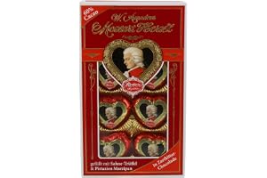 Reber Mozart Little Hearts, 8 praliner, mörk choklad