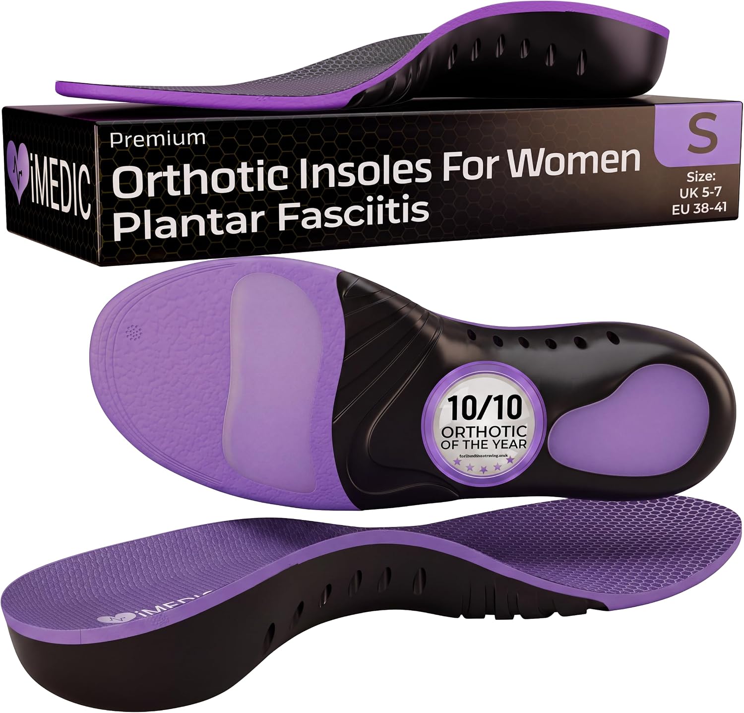 Avis d'Expert & Test Approfondi : iMedic Orthotic Insoles for Plantar Fasciitis (Sélection)
