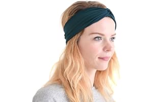 CHARM Multiuse Headband Hair Wrap for Women & Men, Casual Headwear & Wide Gym Wrap Headband