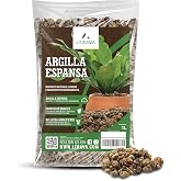 LERAVA Expanded Clay (1L) - Arlite for Plants - Decorative Volcanic Stone and Drainage Substrate - Ideal for Gardening, Susta