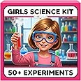 Kit4Curious® Girls Science Kit for 50 Experiments – Girls Birthday Chemistry Learning Starter kit