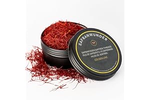 SAFRANWUNDER Stimmi di zafferano, 2 g di stimmi di zafferano – Classe 1 (Super Negin) – Fili lunghi e aromatici, spezia gourmet per risotti, paella e dolci