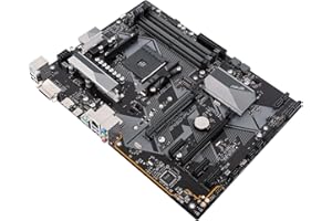 ASUS PRIME B450-Plus – Carte mère AMD AM4 au format ATX avec connecteur RGB Aura Sync, DDR4 3 200 MHz, M.2, HDMI 2.0b, SATA 6 Gb/s et USB 3.1 Gen 2