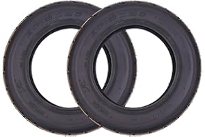 RUHUO 10 x 2.125 Tire 10" Scooter Wheel Tire for 2-wheel Escooter Kid Bike Wheelchair Prams Unicycle Wheelbarrow Unicycle Uses 10 Inch Tyre