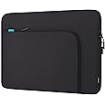 Lacdo 13 inch Laptop Sleeve Case for 13 inch New MacBook Air M3 A3113 M2 A2681 M1 A2337 A2179 2024-2018, 13 inch MacBook Pro M2 M1 A2338 A2251, 13 inch iPad Pro M4 / iPad Air M2 Computer Bag,Black