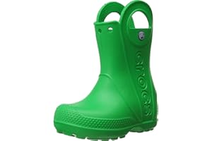 Crocs Handle It Rain Boot K, Unisex-Kinder Gummistiefel, Grün (Grass Green 3e8), 24/25 EU
