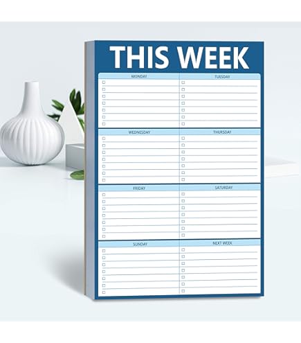 Blocco Note Magnetico Per Frigorifero, 50 Fogli 10,5 X 7,5 Cm Con - Foto 9