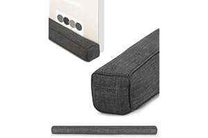 Beautissu Boudin de Porte Isolant d'Entrée 140 cm – Bas de Porte Anti Froid – Coussin Anti Courant d’Air pour Fenêtre – Coupe Vent Tissu Gris Foncé pour Isolation Thermique – Levante