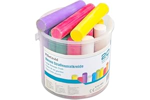 Betzold - Gesso da strada - bastoncini colorati Gesso da strada Gesso per bambini