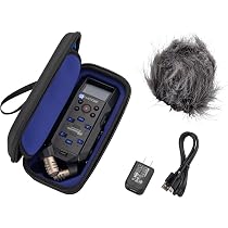 Zoom SSH-6 T-shirt capsule de microphone stéréo Shotgun - Noir, L