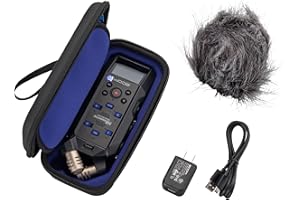 ZOOM APH-6E Zubehörpaket für H6essential Handy Recorder – Komplettset mit Windschutz, AD-17 Netzadapter, Tasche, USB-C Kabel – Ideal für mobile Audioaufnahmen – EU-Version – Schwarz