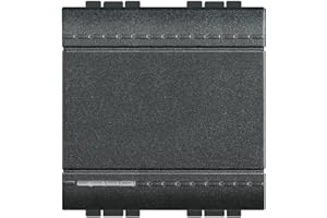 Bticino livinglight - Cruzamiento 1 polo 16a 2 módulos living antracita