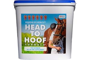 EQUINE SYNERGY Head To Hoof Formula - Ultra Hoof Health with Advanced Biotin Levels, Plus Joint and Gut Nutrients - Total Equine Condition in One Tub 5.4 kg