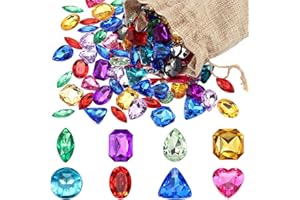 Enitmor 150 Stück Acryl Diamanten Kinder,Transparent Edelsteine Für Kindergeburtstag,Diamanten Kinder,Muggelsteine Bunt Kinder,Geeignet Für Kindergeburtstage,Hochzeitsvasen,Tischdekorationen